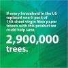 imageSeventh Generation 100 Recycled Paper Towels 2ply 8 Count Pack of 4red