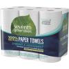 imageSeventh Generation 100 Recycled Paper Towels 2ply 8 Count Pack of 4red