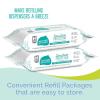 imageSeventh Generation Baby Wipes Refill With Tape Seal Sensitive Protection Unscented Baby Wipes 256 Count256 Count Pack of 1