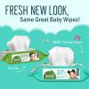 imageSeventh Generation Baby Wipes Sensitive Protection with Flip Top Dispenser White unscented 72 Count Pack of 7 Packaging May Vary64 Count Pack of 1
