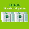 imageSeventh Generation Toilet Paper Recycled Bath Tissue 4Pack 100 Recycled Paper 2ply without Chlorine Bleach 12 Rolls