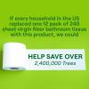imageSeventh Generation Toilet Paper Recycled Bath Tissue 4Pack 100 Recycled Paper 2ply without Chlorine Bleach 12 Rolls