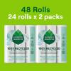 imageSeventh Generation Toilet Paper White Bathroom Tissue 2ply 100 Recycled Paper without Chlorine Bleach 24 count Pack of 2