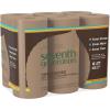 imageSeventh Generation Unbleached Paper Towels 100 Recycled Paper 6 Count Pack of 4Brown