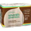 imageSeventh Generation Unbleached Paper Towels 100 Recycled Paper 6 Count Pack of 4White