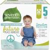 imageSeventh Generation Baby Diapers Size 2 80 Count Super Pack for Sensitive SkinSize 5 52 Count