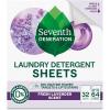 imageSeventh Generation Laundry Detergent Sheets Up to 64 Loads Fresh Lavender Scent Removes Tough Stains 0 Dyes and Artificial Fragrances Safer for your familyLavender