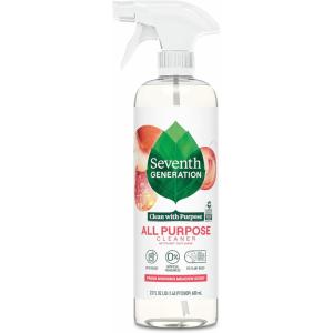 imageSeventh Generation All Purpose Cleaner Biodegradable Formula Free ampamp Clear 23 oz Pack of 4Morning Meadow