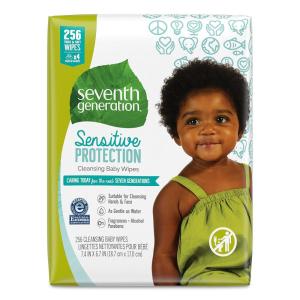 imageSeventh Generation Baby Wipes Refill With Tape Seal Sensitive Protection Unscented Baby Wipes 256 Count256 Count Pack of 1