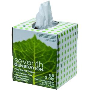 imageSeventh Generation Facial Tissue 2Ply Sheets 85Count Boxes Pack of 36White