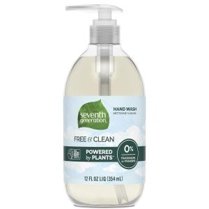imageSeventh Generation Liquid Hand Soap Fragrance Free Free ampamp Clean Unscented Hand Soap 12 Floz Pack of 812 Fl Oz Pack of 1