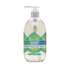 imageSeventh Generation Liquid Hand Soap Fragrance Free Free ampamp Clean Unscented Hand Soap 12 Floz Pack of 812 Ounce Pack of 1