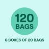 imageSeventh Generation Trash Bags Tall Kitchen 13Gallon 20Count Boxes Pack of 1220 Count Pack of 6