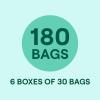 imageSeventh Generation Trash Bags Tall Kitchen 13Gallon 20Count Boxes Pack of 1230 Count Pack of 6