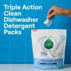 imageSeventh Generation Triple Action Clean Automatic Dishwasher Detergent Packs with BioEnzyme Power Free ampamp Clear Fights 48hour Stuckon Food 54 count