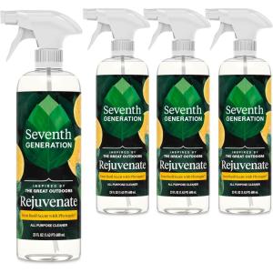 imageSeventh Generation All Purpose Cleaner Rejuvenating Yuzu Basil For All Surfaces 23 fl oz Pack of 423 Ounce Pack of 4