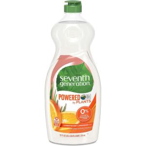 imageSeventh Generation Dish Liquid Soap Free ampamp Clear liquid soap Pack of 6 Dishwashing Soap Dish Soap for sensitive skin 19 oz25 Fl Oz Pack of 1