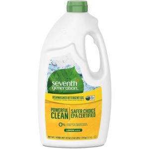 imageSeventh Generation Dishwasher Detergent Gel Liquid Soap Lemon Scent Dish Detergent 42 oz Pack of 642 Ounce Pack of 1