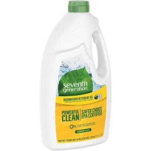 imageSeventh Generation Dishwasher Detergent Gel Liquid Soap Lemon Scent Dish Detergent 42 oz Pack of 67439 Fl Oz Pack of 1