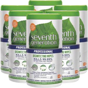 imageSeventh Generation Disinfecting Multi Surface Wipes Botanical Disinfectant 70 Count Pack of 670 Count Pack of 6