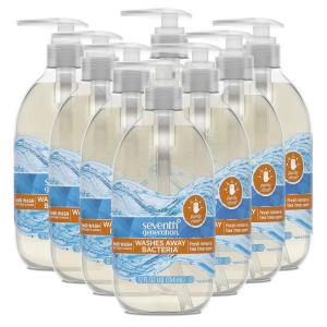 imageSeventh Generation Hand Soap Lavender Flower ampamp Mint 12 oz 8 Pack Packaging May Vary12 Fl Oz Pack of 8
