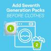 imageSeventh Generation Laundry Detergent Packs Ultra Power Clean Scent EPA Safer Choice Certified 84 Loads 2 pouches 42 Ct EA45 Count Pack of 1