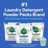 imageSeventh Generation Laundry Detergent Packs Ultra Power Clean Scent EPA Safer Choice Certified 84 Loads 2 pouches 42 Ct EA45 Count Pack of 1