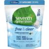 imageSeventh Generation Laundry Detergent Packs Ultra Power Clean Scent EPA Safer Choice Certified 84 Loads 2 pouches 42 Ct EA1 Count Pack of 90